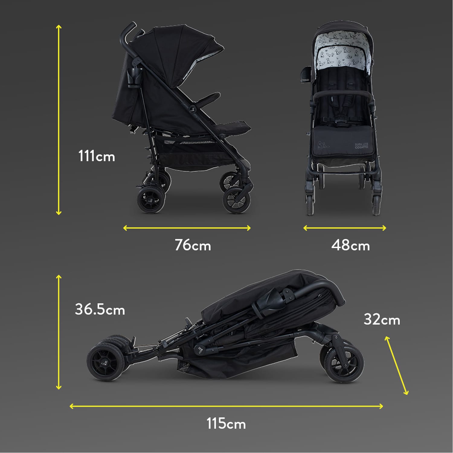 Cosatto Supa Lite Foxed (4)