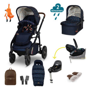 Cosatto Wow 3 Rotate & Recline Cozy Bundle Doodle Days