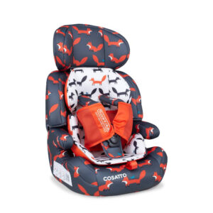 Cosatto Zoomi Group 123 Anti Escape Car Seat Charcoal Mister Fox (1)