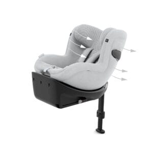 Cybex SIRONA Ti i Size Car Seat Platinum White PLUS (11)