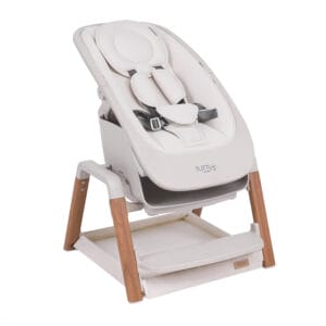 Newborn Chair Scandinavian Walnut & Ecru