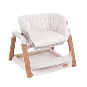 Toddler Chair Scandinavian Walnut & Ecru
