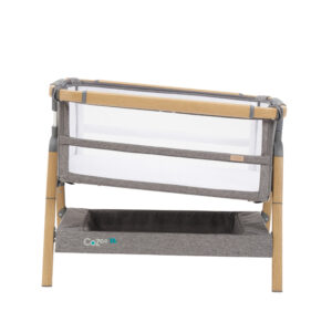 Tutti Bambini CoZee XL Bedside Crib & Cot Oak Charcoal (10)