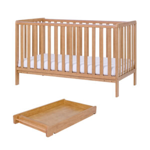 Tutti Bambini Malmo Cot Bed with Cot Top Changer & Mattress (3)
