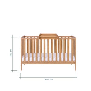 Tutti Bambini Malmo Cot Bed with Cot Top Changer & Mattress