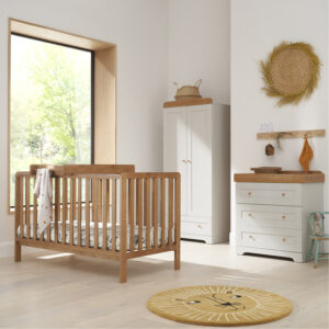 Tutti Bambini Malmo Cot Bed with Rio Furniture 3 Piece Room Set
