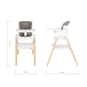 Tutti Bambini Nova Birth to 12 Years Complete Highchair Package White Oak (11)