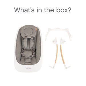 Tutti Bambini Nova Birth to 12 Years Complete Highchair Package White Oak (2)
