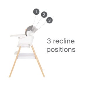 Tutti Bambini Nova Birth to 12 Years Complete Highchair Package White Oak (7)