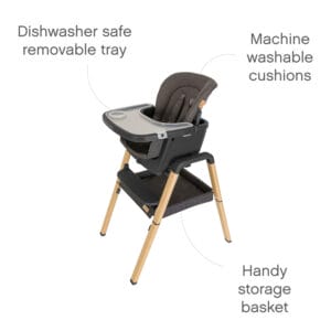 Tutti Bambini Nova Evolutionary Highchair Grey Oak (4)