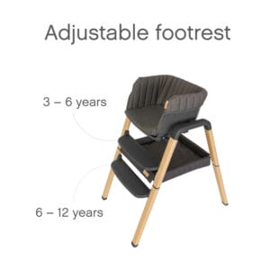 Tutti Bambini Nova Evolutionary Highchair Grey Oak (5)