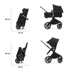 Bugaboo Fox Cub 2in1 Pram Midnight Black (5)