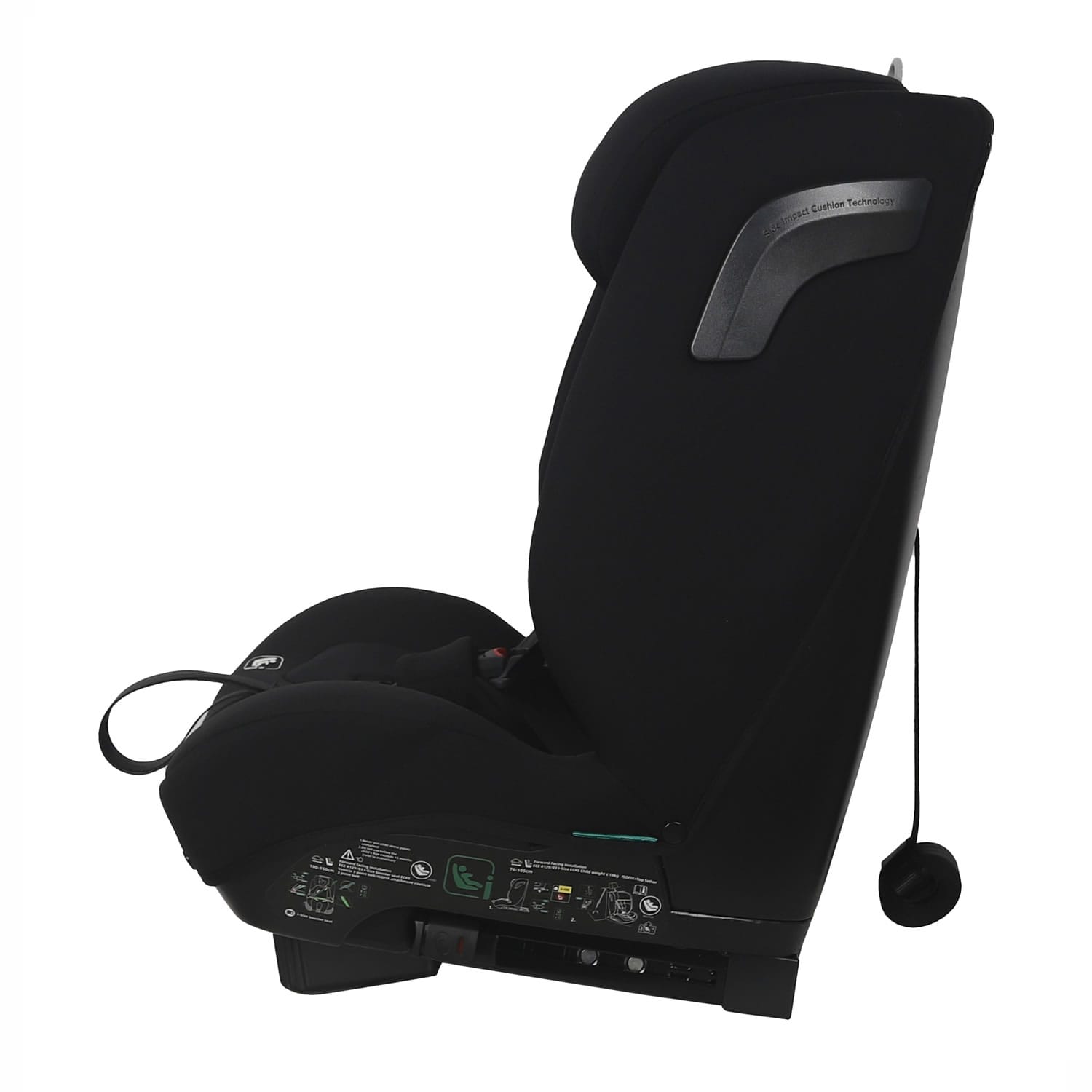 Hazel Car Seat i Size 76 150cm BLACK