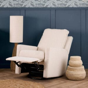 Obaby Denver Swivel Glider Recliner Chair Bouclé (2)