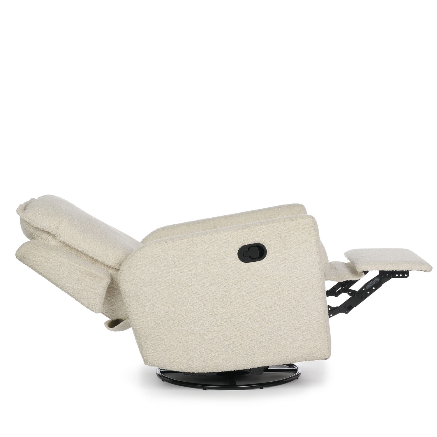 Obaby Denver Swivel Glider Recliner Chair Bouclé