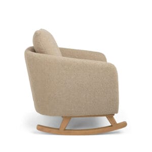 Mamas & Papas Alma Nursing Chair & Stool Fawn Boucle