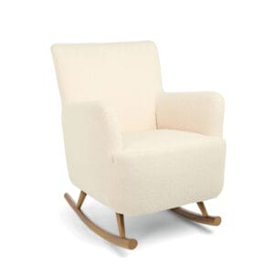 Mamas & Papas Elwood Nursing Chair Off White Boucle (1)