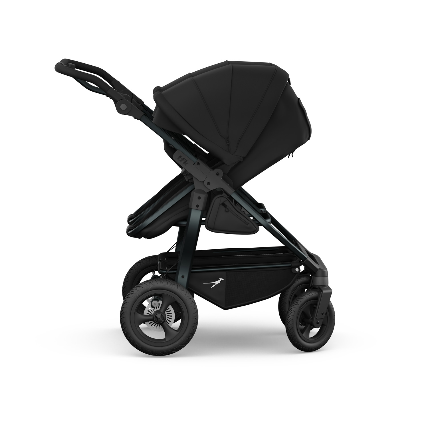 TFK Duo 2 in 1 Combi Pushchair Black (7)