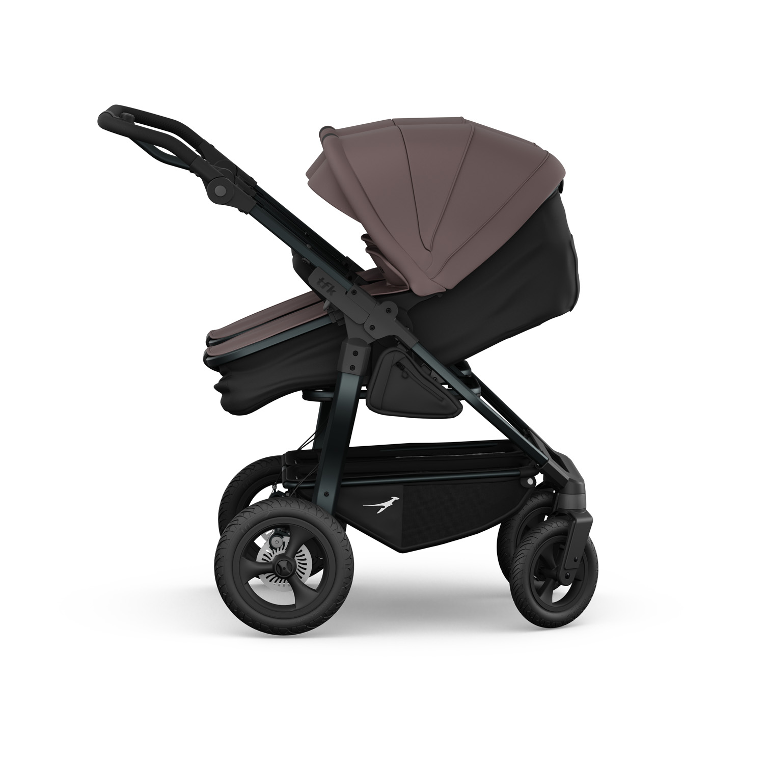 TFK Duo 2 in 1 Combi Pushchair Brown (7)