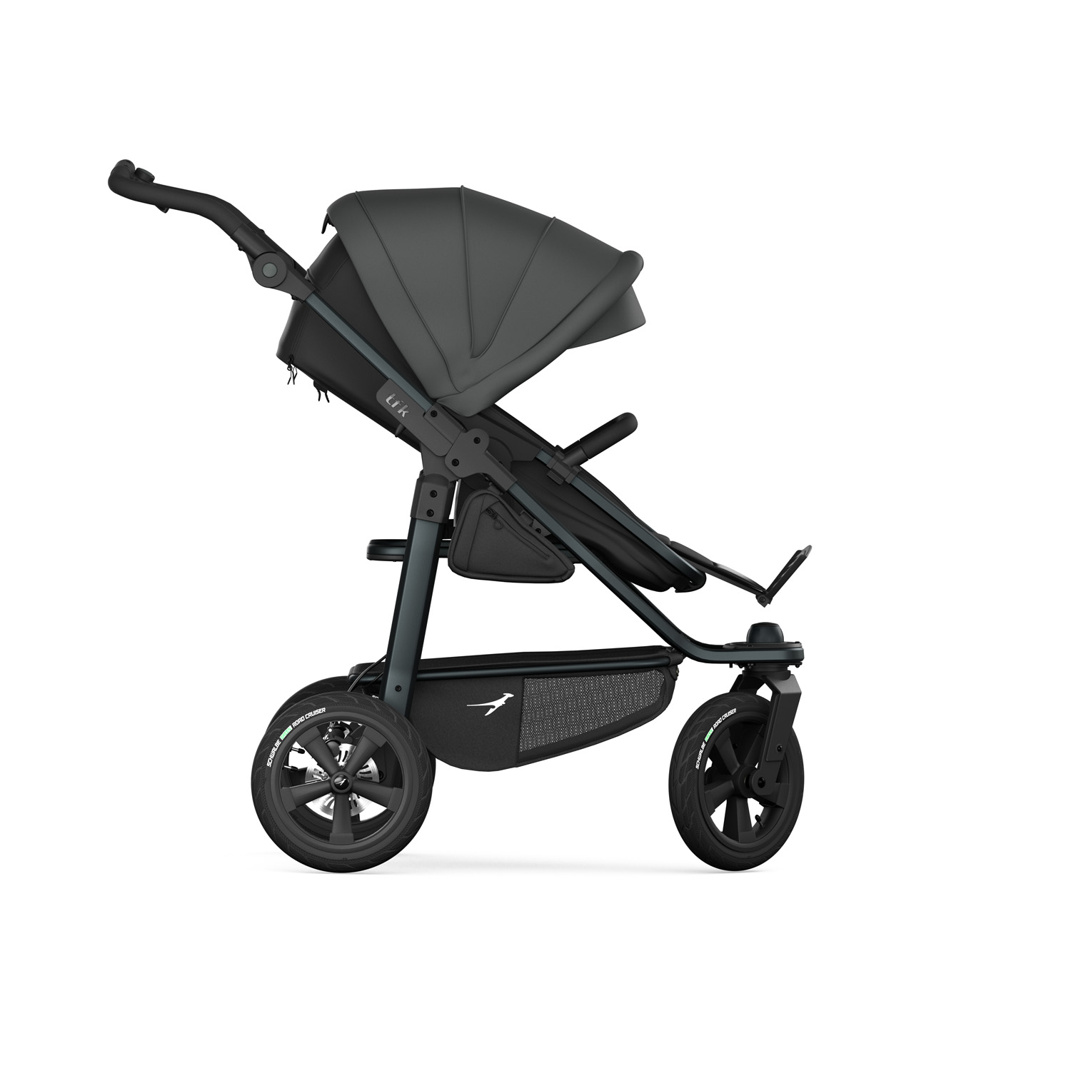 TFK Mono3 2 in 1 Combi Pushchair Grey (5)