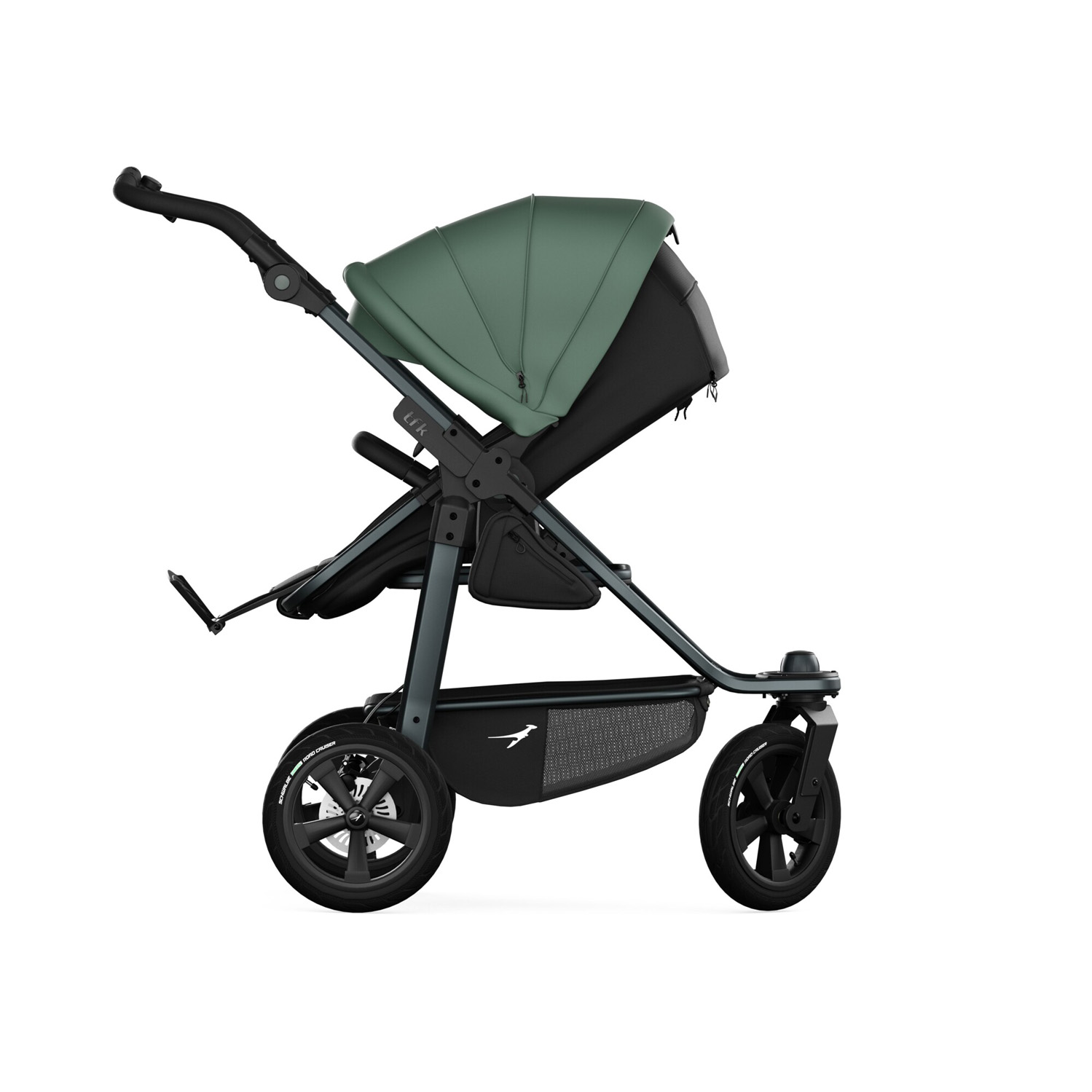 TFK Mono3 2 in 1 Combi Pushchair Olive (7)