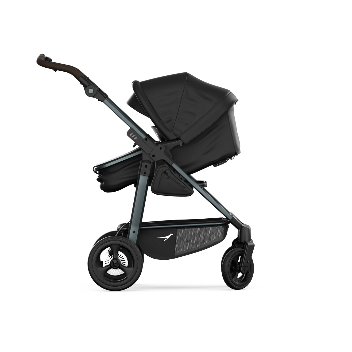 TFK Mono4 2 in 1 Combi Pushchair Black (1)