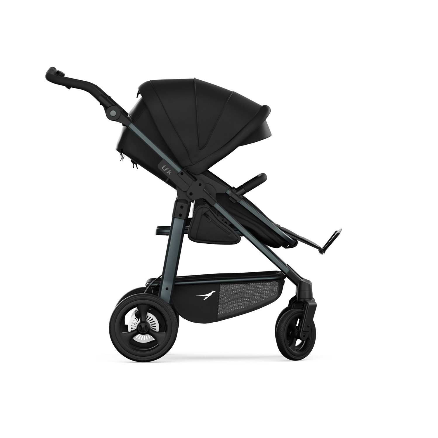 TFK Mono4 2 in 1 Combi Pushchair Black (3)