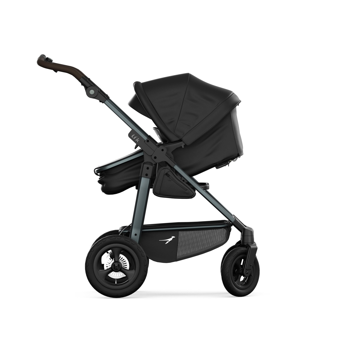 TFK Mono4 2 in 1 Combi Pushchair Black (6)