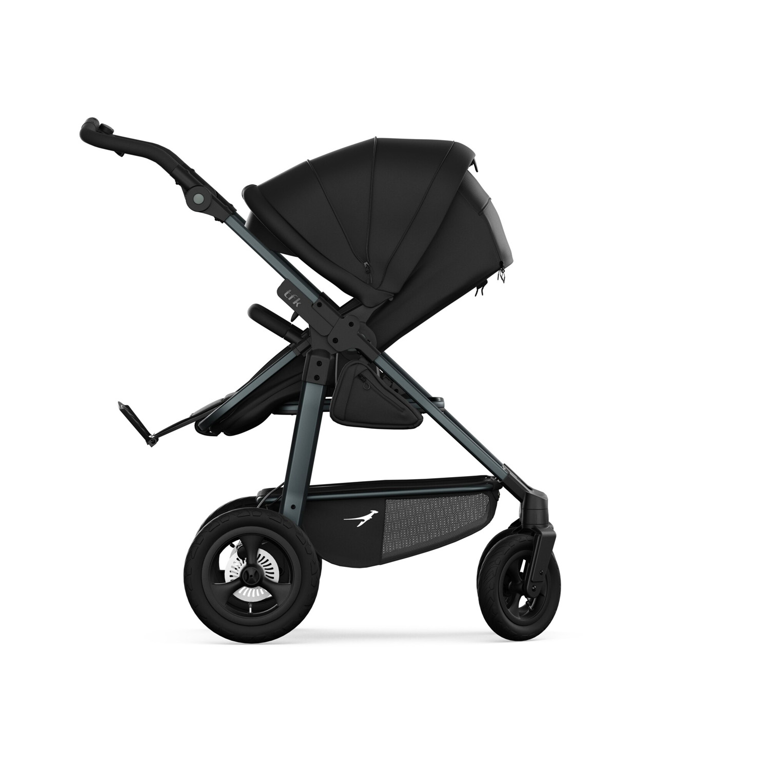 TFK Mono4 2 in 1 Combi Pushchair Black (8)
