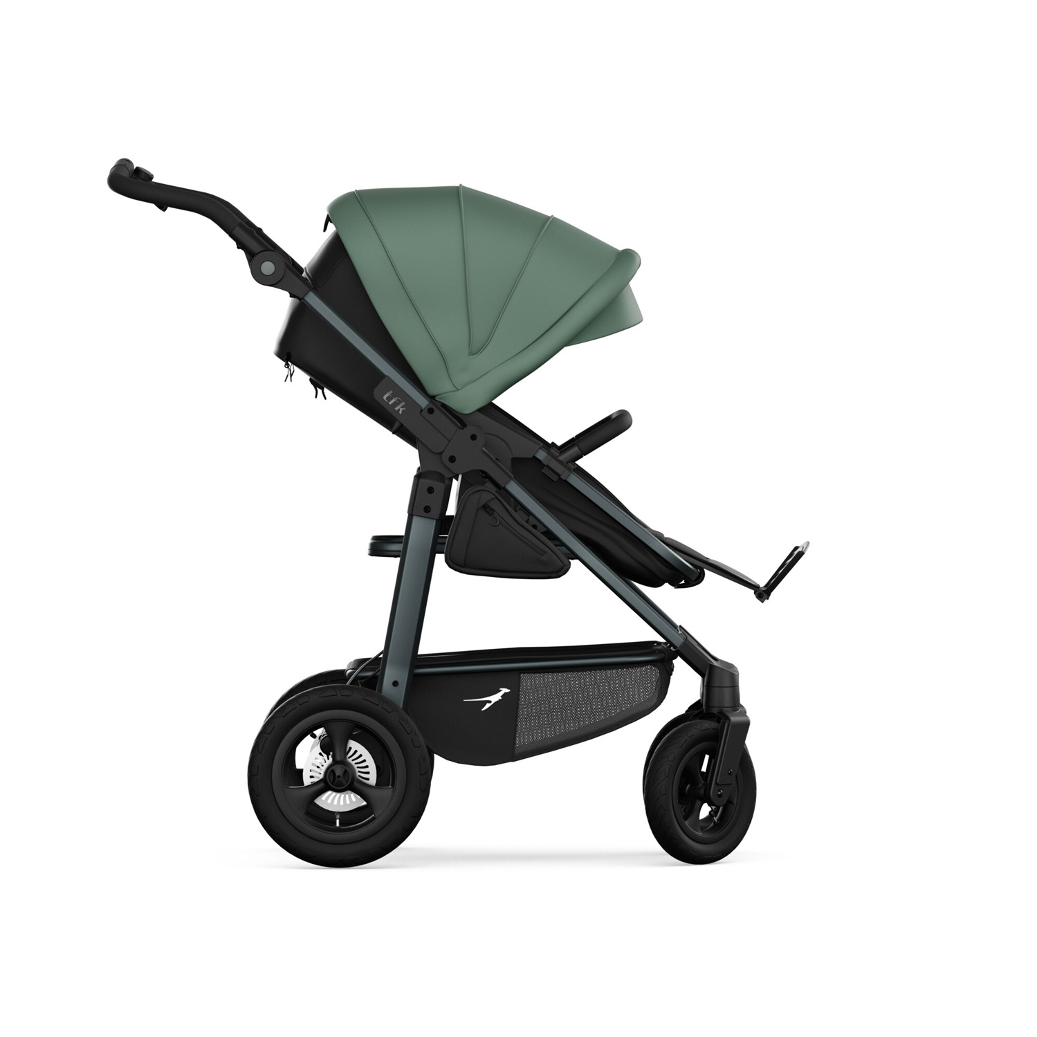 TFK Mono4 2 in 1 Combi Pushchair Olive (9)