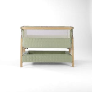 Tutti Bambini CoZee Sense Bedside Crib Drifted Oak Eucalyptus (3)