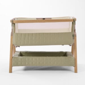 Tutti Bambini CoZee Sense Bedside Crib Drifted Oak Eucalyptus