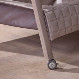 Tutti Bambini CoZee Sense Bedside Crib Soft Walnut Cocoa (12)