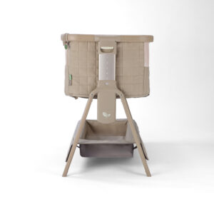 Tutti Bambini CoZee Sense Bedside Crib Soft Walnut Cocoa (5)
