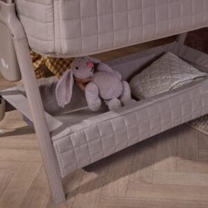 Tutti Bambini CoZee Sense Bedside Crib Soft Walnut Cocoa (9)