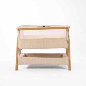 Tutti Bambini CoZee Sense Bedside Crib Toasted Oak Sand (1)