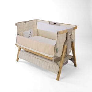 Tutti Bambini CoZee Sense Bedside Crib Toasted Oak Sand (3)