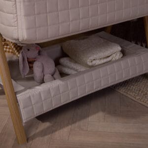 Tutti Bambini CoZee Sense Bedside Crib Toasted Oak Sand (8)