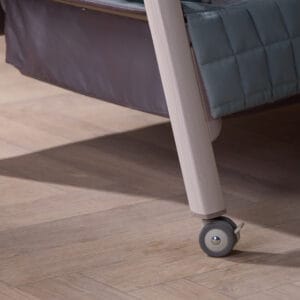 Tutti Bambini CoZee Sense Bedside Crib Whitewash Kelp (11)