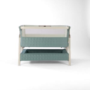 Tutti Bambini CoZee Sense Bedside Crib Whitewash Kelp (3)