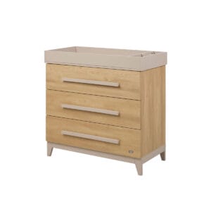 Tutti Bambini Hallee Chest Changer Golden Oak Mushroom (1)