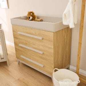 Tutti Bambini Hallee Chest Changer Golden Oak Mushroom (2)