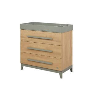 Tutti Bambini Hallee Chest Changer Golden Oak Sage Weave