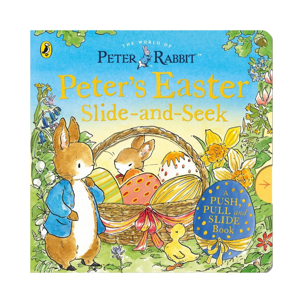 Peter Rabbit: Peter’s Easter Slide & Seek – Board Book – Babyland