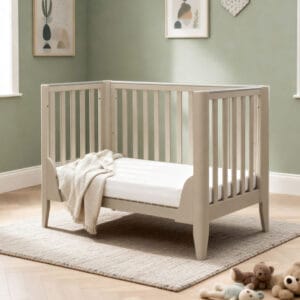 Babymore Iris Cot Bed Cashmere (3)