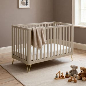 Babymore KIMI Cot Bed Cashmere (1)