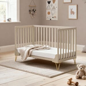 Babymore KIMI Cot Bed Cashmere (2)