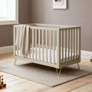 Babymore KIMI Cot Bed Cashmere