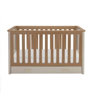 Babymore Mira Cot Bed Cashmere Warm Oak (2)