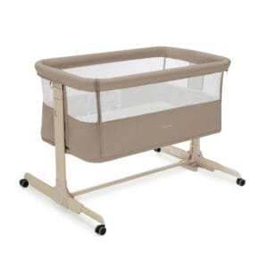 Babymore Neera Bedside Crib Khaki (3)